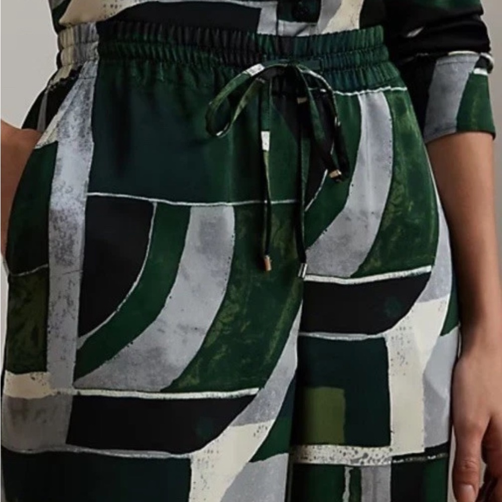 Lauren Ralph‎ Lauren Geo Silk Pants - Picture 4 of 10